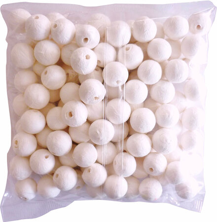 Boules cellulose blanches ø1 8cm (100 pièces)