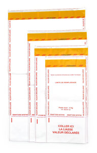 enveloppe pochette d'envoi plastique opaque A5 250 x 350 mm +40mm