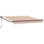 vidaXL Auvent Rétractable Multicolore 300 x 250 cm tissu