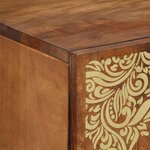 vidaXL Buffet avec porte Marron 60 x 33 x 75 cm Bois de mangue massif