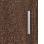 vidaXL Meuble mural Chêne marron 55 x 29 x 100 cm Bois d'ingénierie