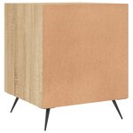 vidaXL Tables de chevet 2 Pièces chêne sonoma 40x40x50 cm bois ingénierie