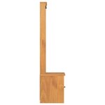 vidaXL Portemanteau SANDNES 45x40x159 5 cm bois massif pin