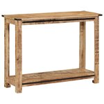 vidaXL Table console 100x35x75 cm bois de manguier massif