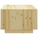 vidaXL Table basse 110x50x33 5 cm bois de sapin massif