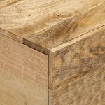 vidaXL Table basse 100x54x40 cm bois de manguier massif