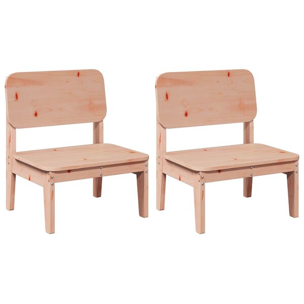 vidaXL Chaises de jardin lot de 2 60x52 5x72 cm bois massif de douglas