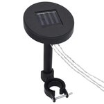 vidaXL Tonnelle avec guirlande lumineuse à LED 3x3 m Blanc