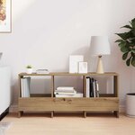 vidaXL Étagère à magazines Chêne artisanal 102 x 30 x 45 cm