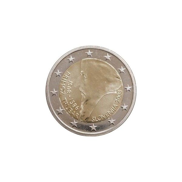 2 euros commémorative Slovénie 2008 - Primoz Trubar.