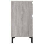 vidaXL Table de chevet sonoma gris 40x35x70 cm