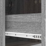 vidaXL Table de chevet Sonoma gris 43 x 39 5 x 66 5 cm