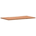 vidaXL Dessus de bureau 110x(55-60)x2 5 cm bois massif de hêtre