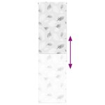 vidaXL Store enrouleur de douche 70x240 cm largeur du tissu 66 cm