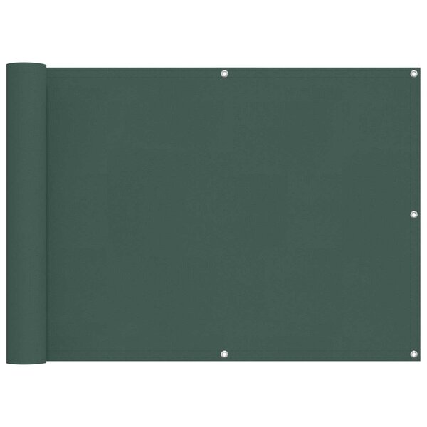 vidaXL Écran de balcon 75 x 200 cm Oxford alu enduit de PU