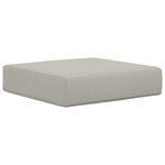 vidaXL Coussin de Siège d'Extérieur Gris 40 x 40 x 8 cm