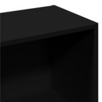 vidaXL Bibliothèque noir 57x28 5x174 cm bois d'ingénierie
