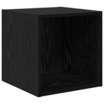 vidaXL Ensemble meuble TV 4 Pièces Chêne noir Bois d'ingénierie