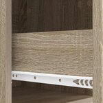 vidaXL Cabinet de chevet mural Chêne Sonoma 49 x 34 5 x 20 cm
