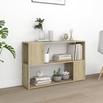 vidaXL Bibliothèque Chêne Sonoma 100x24x63 cm Bois d'ingénierie