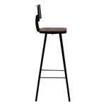 vidaXL Tabourets de bar lot de 4 bois massif de récupération