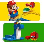 Lego 71398 super mario ensemble d'extension le bord de mer de dorrie  jouet de construction avec crabe pour enfants +6 ans