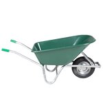 vidaXL Brouette vert 90 L 150 kg acier galvanisé et plastique
