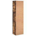 vidaXL Bibliothèque chêne fumé 40x30x152 cm bois d'ingénierie