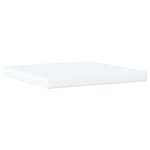 vidaXL Lit avec matelas Dover vert foncé 200x200 cm velours