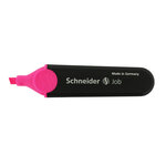 Etui de 4 surligneurs 'job 150' avec clip pte biseautée tracé: 1,0 - 4,5 mm SCHNEIDER