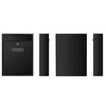 Perel Boîte à lettres Ibiza Noir BG40002