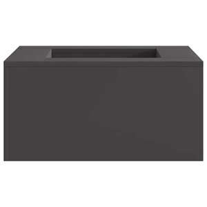 vidaXL Braise Noir 60 x 60 x 30 cm Acier