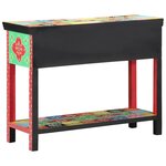vidaXL Table console avec tiroir Multicolore 100 x 30 x 75 cm