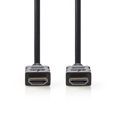 NEDIS High Speed HDMI™ Cable with Ethernet - HDMI™ Connector  -  HDMI™ Connector - 2.0 m - Noir