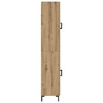 vidaXL Haut Armoire Chêne artisanal 34 5 x 34 x 180 cm