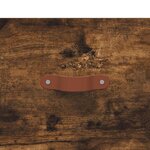 vidaXL Buffet chêne fumé 69 5x34x90 cm bois d'ingénierie