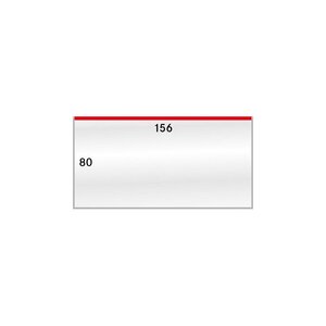 Gaines de protection 156 x 80 mm pour billets de banque.
