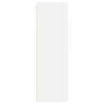 vidaXL Meuble TV mural 2 Pièces Blanc 30 x 31 x 100 cm Bois d'ingénierie
