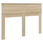 vidaXL Tête de lit Chêne Sonoma 160 cm Bois d'ingénierie