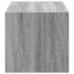 vidaXL Meuble TV mural Gris Sonoma 60 x 31 x 29.5 cm Bois d'ingénierie