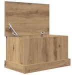 vidaXL Boîtes de rangement chêne artisanal 30x50x28 cm bois ingénierie