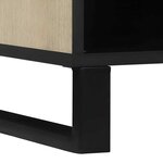 vidaXL Meubles et étagères de rangement pour médias Blanc et Noir
