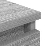 vidaXL Meuble TV sonoma gris 40x35x54 cm bois d'ingénierie