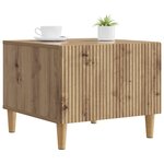 vidaXL Table basse Chêne artisanal 49 x 50 x 40 cm Bois d'ingénierie