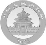 Pièce de monnaie en Argent 10 Yuan g 30 Millésime 2025 CHINA PANDA
