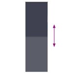 vidaXL Store enrouleur occultant largeur du tissu 75 7 cm polyester