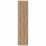 vidaXL Buffet haut en chêne artisanal 40x42 5x185 cm en bois d'ingénierie