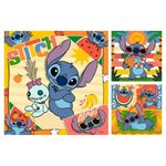 Puzzle 3X49 pieces Aloha ! Disney Stitch