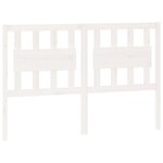 vidaXL Tête de lit Blanc 125 5x4x100 cm Bois massif de pin