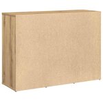 vidaXL Buffet chêne artisanal 88x30x64 cm bois d'ingénierie